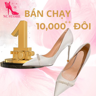 Giày cao gót Tiểu Thư K1 - gót nhọn 9 phân chân thon gày bé lùi size)