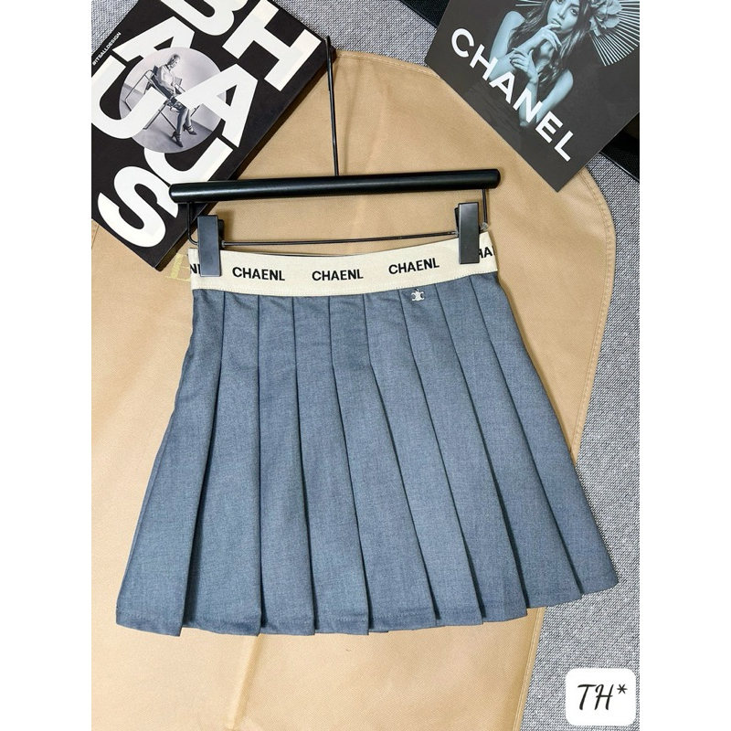 Chân Váy Xếp ly cạp Chà leo