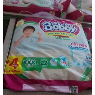Tã quần bobby size XXXL 22miếng