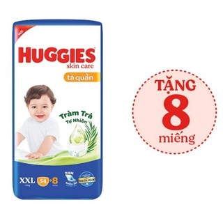 (Tặng 8 miếng) Tã Quần Huggies Dry Gói Cực Đại XXL56 (trên 14 kg)