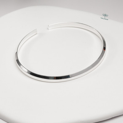 Lắc tay bạc TLEE cuff nam nữ đeo cá tính TLEE JEWELRY LT0137