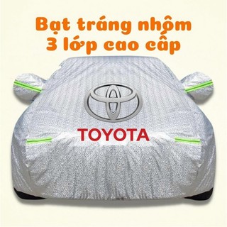 Bạt Phủ Xe Ô Tô Toyota Vios, Altis, Camry, Fortuner, Innova, Yaris, Rush, Hilux, Wigo, Land Cruiser, Cross, Raize...