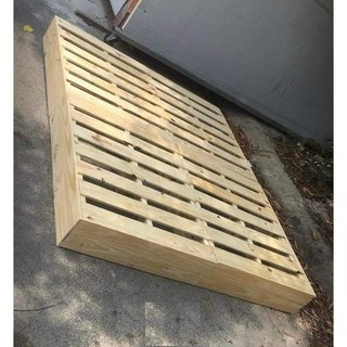Giường Ngủ Pallet Gỗ Tự Nhiên Cao Cấp cao 20cm Gấp Gọn Nhiều Kích Thước