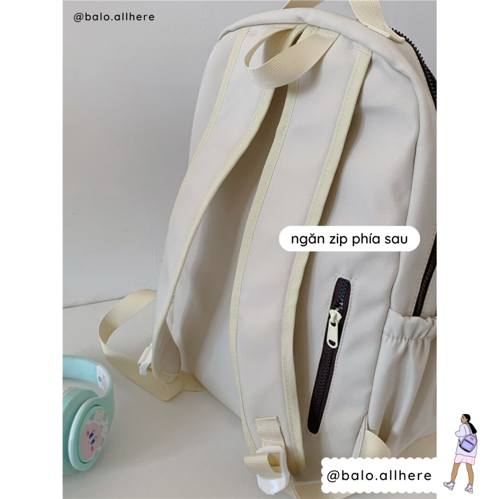 Balo Đi Học Cặp Sách Nữ Ulzzang Không Thấm Nước