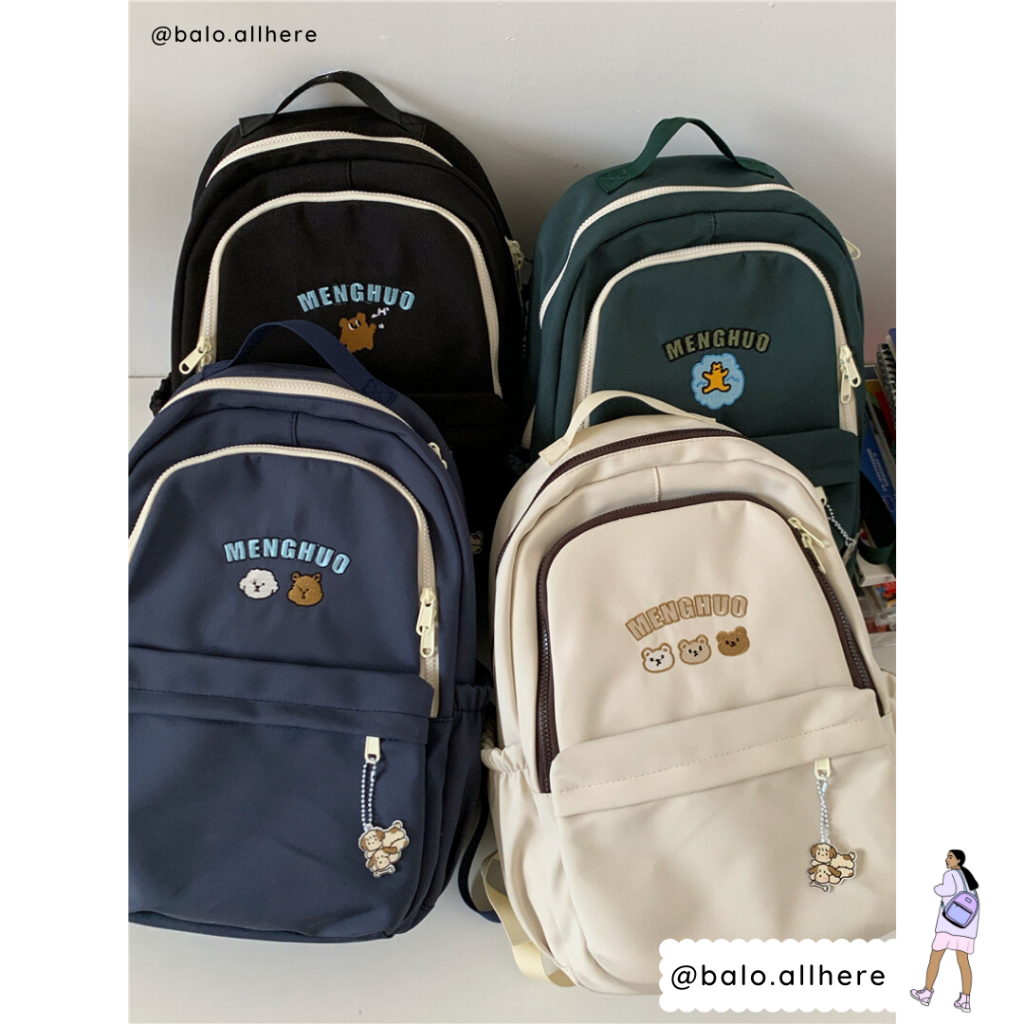 Balo Đi Học Cặp Sách Nữ Ulzzang Không Thấm Nước