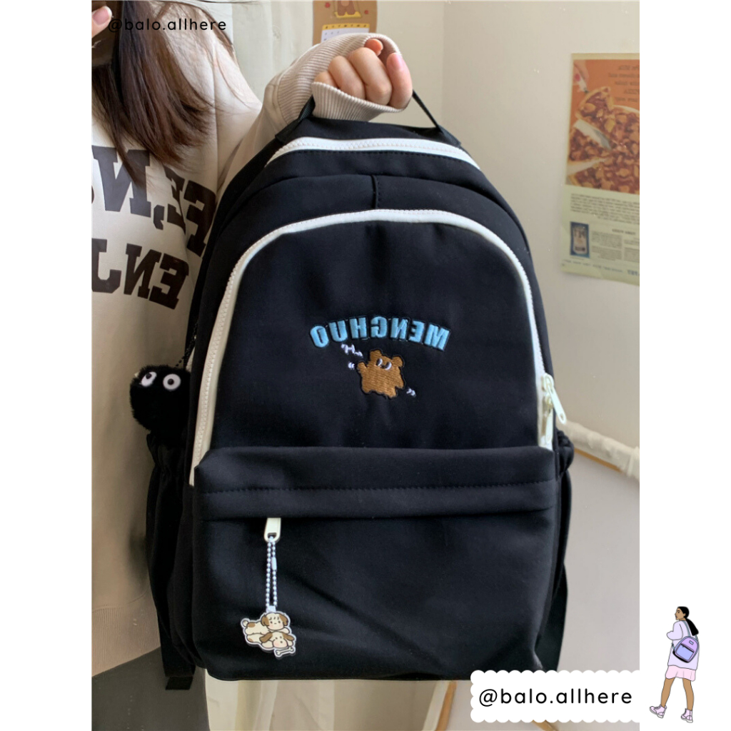 Balo Đi Học Cặp Sách Nữ Ulzzang Không Thấm Nước