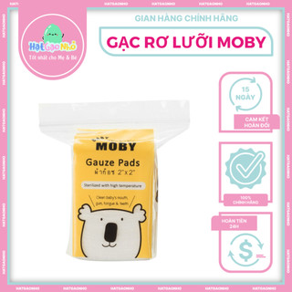 Gạc rơ lưỡi Moby Baby vệ sinh răng miệng cho bé - Hạt Gạo Nhỏ