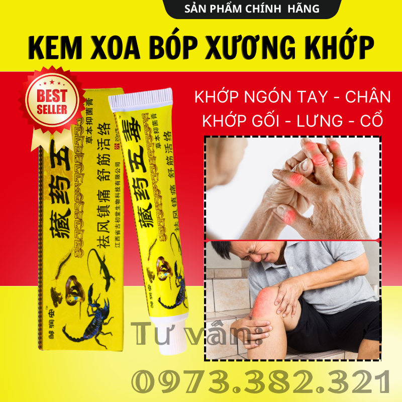 Cao Xoa Bóp Ngũ Độc Tây Tạng Hỗ Trợ Giảm Đau Nhức Xương Khớp