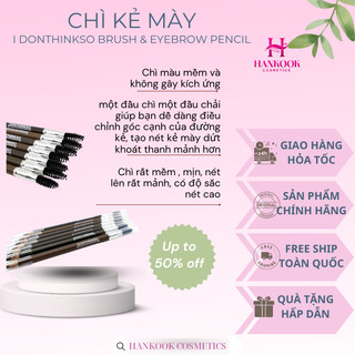 Hàng hàn chì kẻ chân mày i dont think so eyebrow jmue pencil & brush