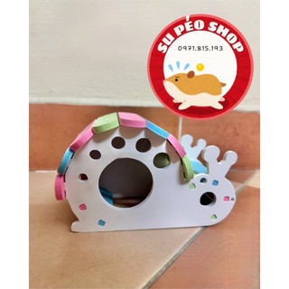 Nhà ngủ cho Hamster hình ốc sên nhiều màu