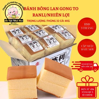 thùng 4kg / 32 bánh bông lan mông to MÃ MTXD03