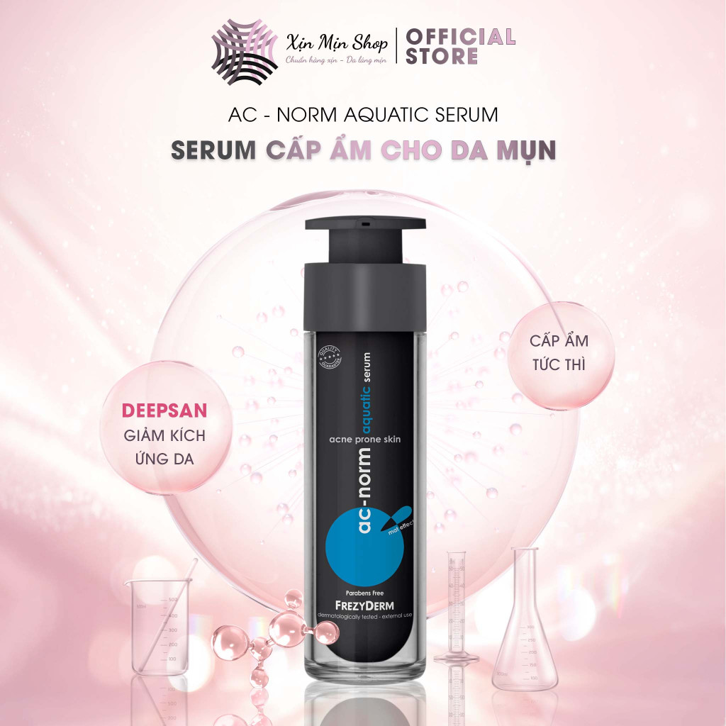 FREZYDERM - SERUM CẤP ẨM CHO DA MỤN AC - NORM AQUATIC SERUM 50 ML