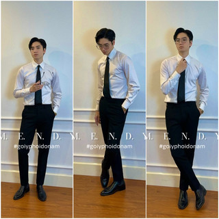 Quần âu cao cấp Mendy shop chất liệu cotton amos không nhăn form slim fit, quần tây nam đẹp