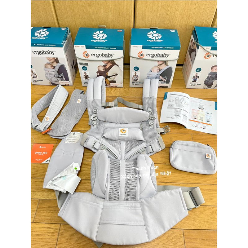 ĐỊU ERGOBABY OMNI 360 COOL AIR -2 HAND XÁCH TAY NỘI ĐỊA NHẬT