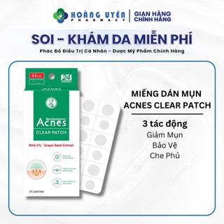  Miếng dán mụn Acnes - Hộp 24 miếng 