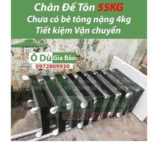 Vỏ Chân Đế Bê Tông 55KG Ô Lệch Tâm Các Loại -Có Bánh Xe Di Chuyển (Chưa Bê Tông)