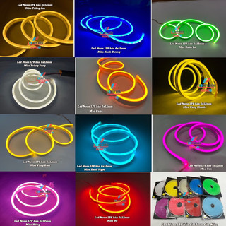 Cuộn LED NEON 5M điện 12V các màu, đèn led uốn chữ quảng cáo ngoài trời