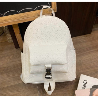Balo đi học nam nữ Eo Vì vân hoa chìm monogram dệt khoá sắt cao cấp