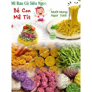 Mì rau củ hữu cơ 500gr sợi 3ly