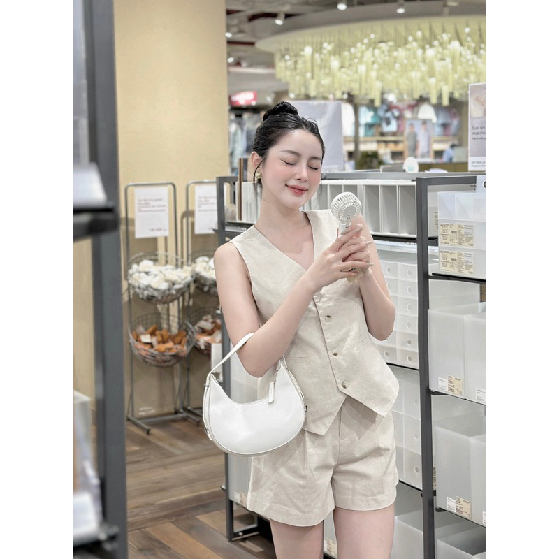 SET LINEN ÁO GHILE MIX QUẦN SHORT BASIC SIÊU XINH ĐỦ SIZE PHONG CÁCH MÙA HÈ NĂNG ĐỘNG | BigBuy360 - bigbuy360.vn