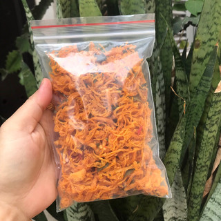 Khô gà xé cay lá chanh gói 100g,
