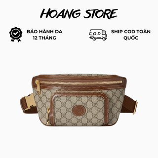 Túi đeo chéo bao tử cao cấp đeo bụng đeo hông nam nữ GG Large Belt siêu hot fullbox da thật dày dặn cao cấp sẵn hàng