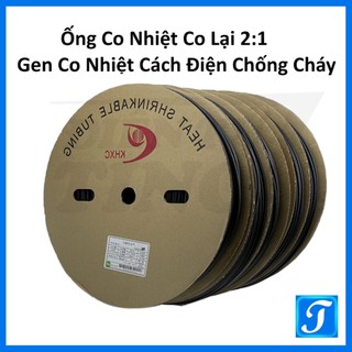 [1 cuộn] Ống Co Nhiệt Ống Gen Chống Cháy Cách Điện Bảo Vệ Dây Dẫn Mối Hàn Size Từ 1mm đến 18mm