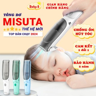 Tông đơ cắt tóc cho bé siêu êm tự động hút tóc tiện lợi chính hãng Misuta cao cấp Baby-S – SDT004