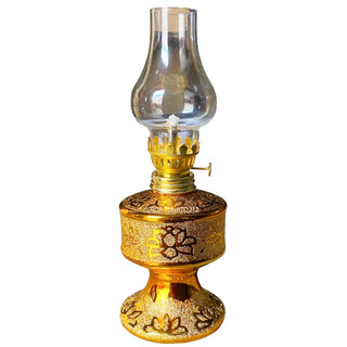 Đèn dầu kim sa cao cao 18cm