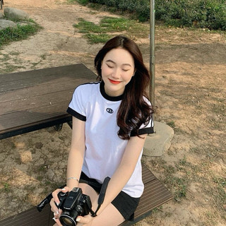( hot trend) áo thun babytee chữ B chất thun borip kiểu Basic nữ.