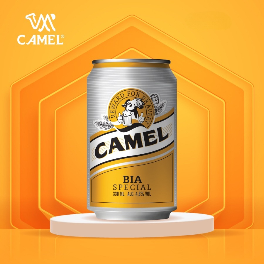 Thùng 24 Lon Bia Camel Special (4.6% - 330ml/lon) Chính Hãng