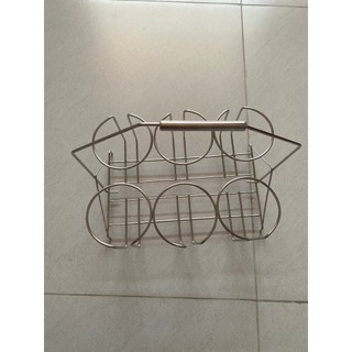 Xách Cốc Ly inox 6 Ly Loại Dày Phi 8cm