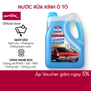 Nước rửa kính ô tô chuyên dụng FOCAR làm sạch cực sâu chống đóng cặn chống mờ kính xe không gây lão hoá cao su cần gạt