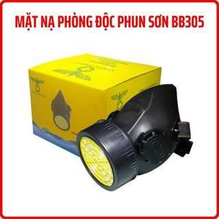 Mặt nạ phòng độc phun sơn, làm vườn BB305, Mặt nạ 1 phin lọc