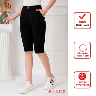 QUẦN BAGGY LỬNG 1 LY, ĐIỆU NỮ TÍNH, VẢI UMI CAO CẤP,  SANG TRỌNG HIFA HOÀNG HIỀN MS QL12