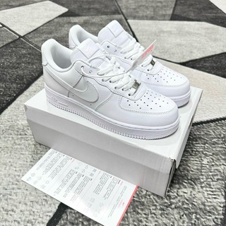 Giày Af1 trắng nam nữ, giày Air Force 1 full trắng bản trung full pk