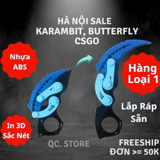  Mô Hình Dao Karambit CSGO Bằng Nhựa ABS 3D dao cà rốt karmbit nhựa đồ chơi vô tri 1k hot trend 