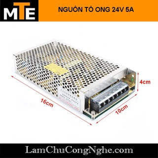 Nguồn tổ ong, nguồn led 24V 5A S-120-24