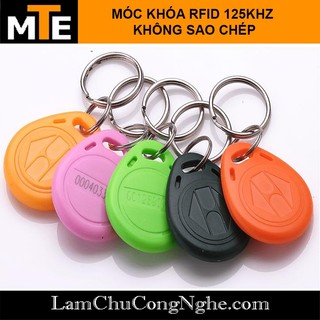 [KHÔNG COPPY] Thẻ từ RFID 125Khz dạng móc khóa, chip TK4100 dùng làm thẻ nhân viên, thang máy