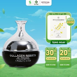 Kem dưỡng da ban đêm Collagen Rebirth sáng da chống lão hóa Dr Cell 30g SAN14