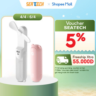 Quạt mini cầm tay METIS gấp gọn 3 chế độ gió tích hợp làm sạc dự phòng điện thoại dung lượng pin 2000mAh