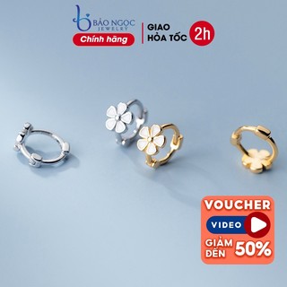 Bông tai bạc cho bé bạc 925 cho bé sơ sinh đến 3 tuổi xinh xắn dễ thương an toàn không ngứa - B2706