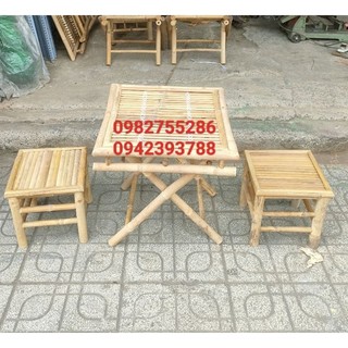 Bàn ghế tre, bàn ghế cà phê, bàn ghế sân vườn