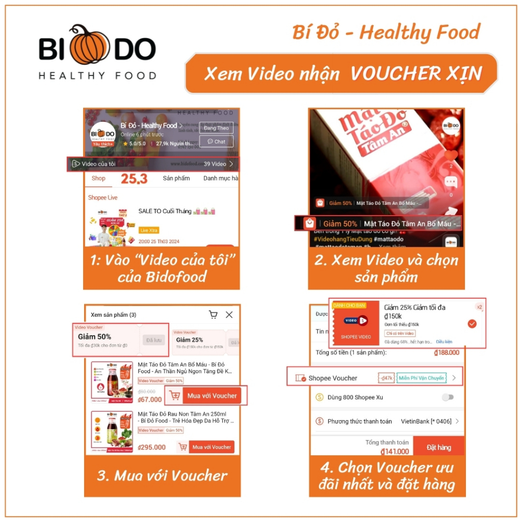 Hạt Nêm Rau Củ Cho Bé Ăn Dặm - Bí Đỏ Food - Bột Nêm Chay Ngưu Bàng