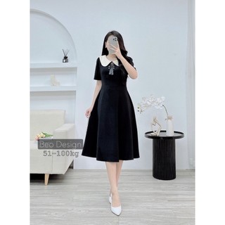 Đầm bigsize Béo Design - Đầm nơ kiểu