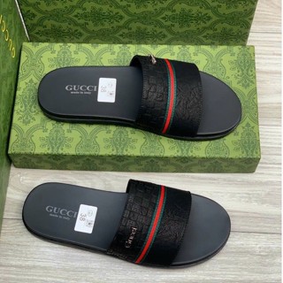 Dép Gucci Nam Quai Ngang,Boy Phố , Dép Quai Ngang Nam Nữ Đế Cao Su, Chống Trơn Trượt,Fom Dáng Trẻ Trung Mới 2024