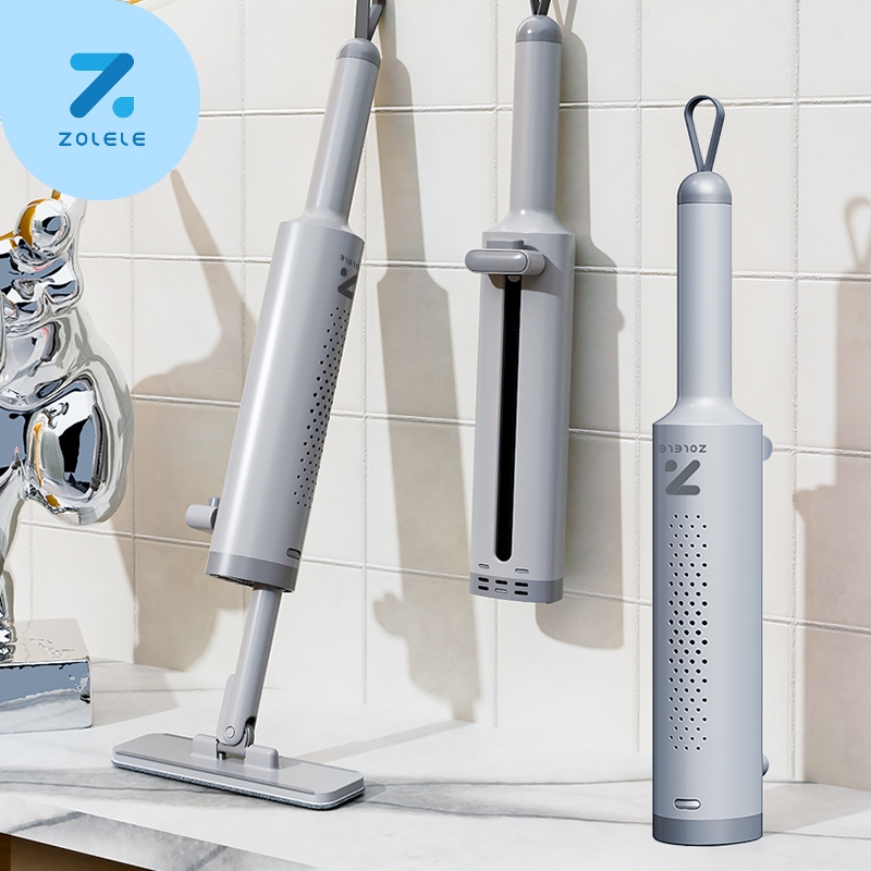 Cây lau mini tự vắt ZOLELE lau kính, lau bàn nhỏ gọn cầm tay tháo rời tiện lợi DM01 - Chính hãng