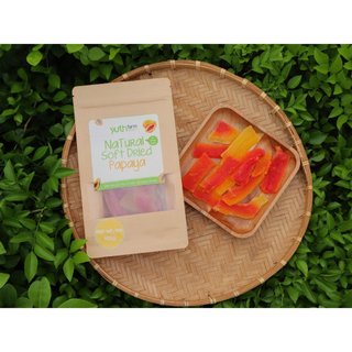 Đu đủ sấy dẻo Yuth Foods 100g - Trái cây sấy nguyên chất Organic, vị ngọt tự nhiên
