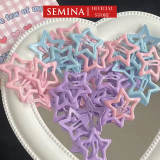 Kẹp tóc ngôi sao SEMINA cặp tóc mái dễ thương phong cách Hàn Quốc nhiều màu cute KT40