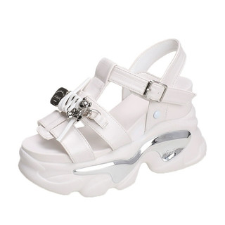 [ Sẵn 34 ] Sandal đế xuồng 10cm
